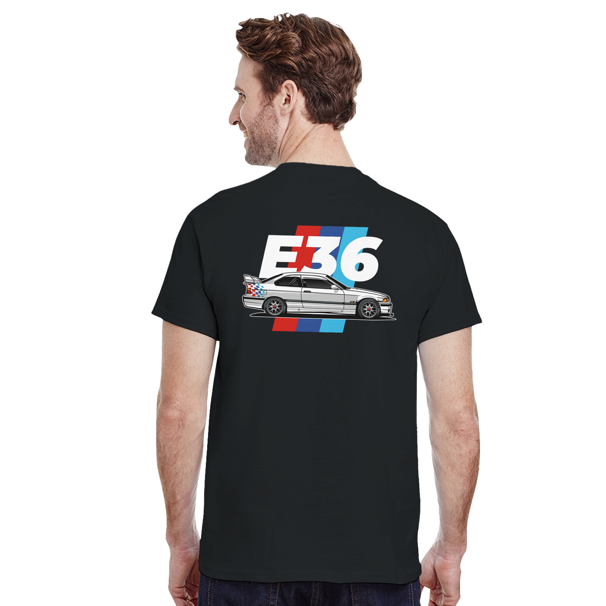 Svart Unisex T-shirt | E36